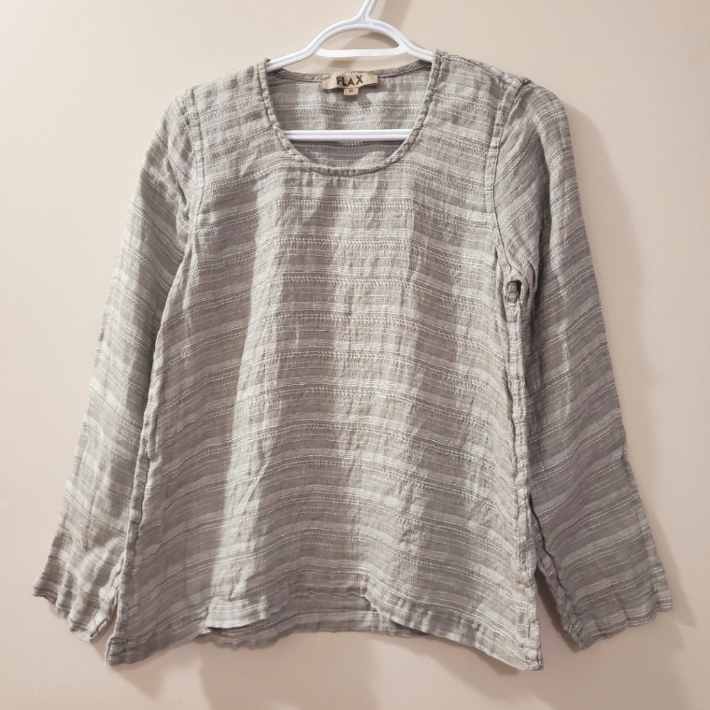 Flax - Linen Top in size P (Size 4-6)